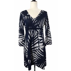 Tommy Bahama Navy Blue and Gray  dress Size M
